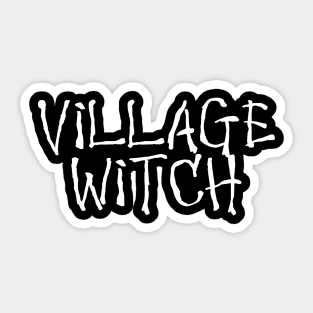 Wiccan Occult Satanic Witchcraft Village Witch Sticker